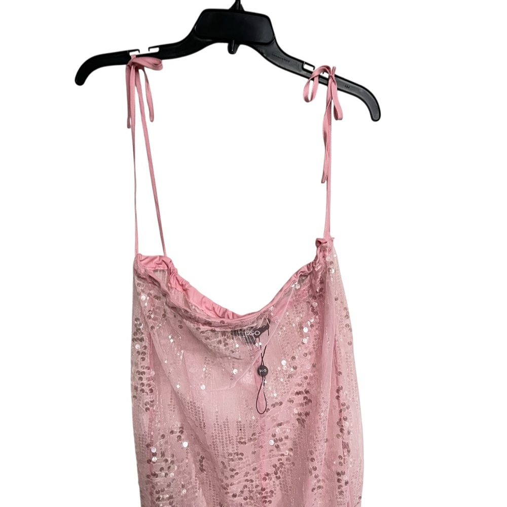 EGO Pink Sequin Mini Dress - Picture 2 of 8